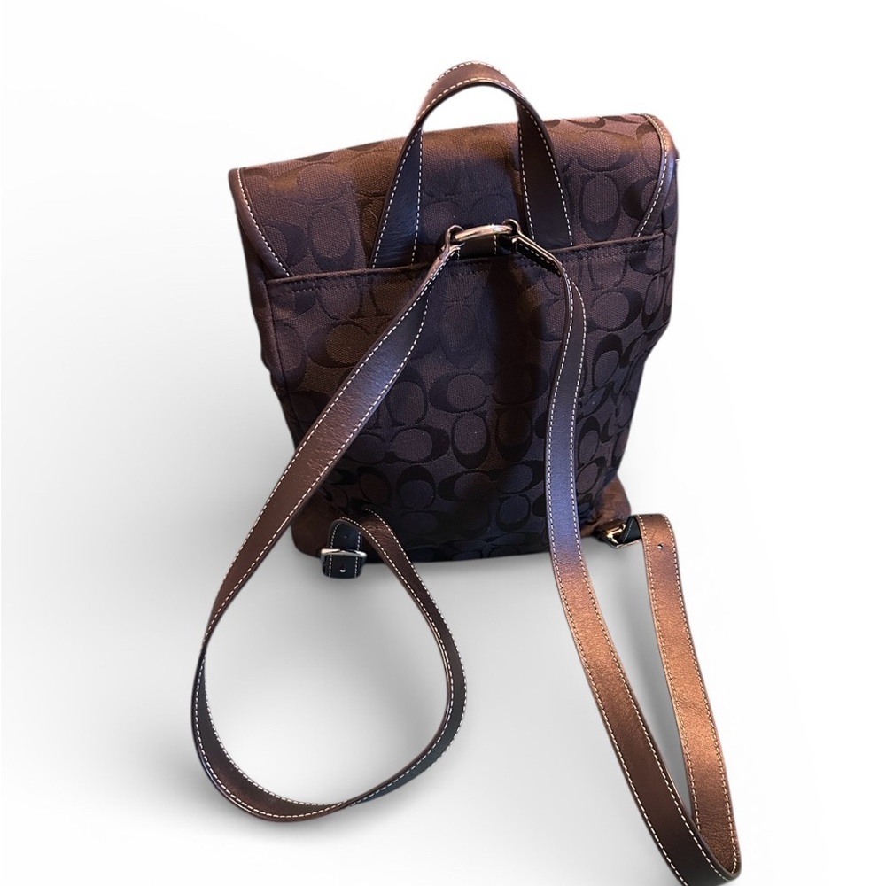 Black Coach Backpack - image 7